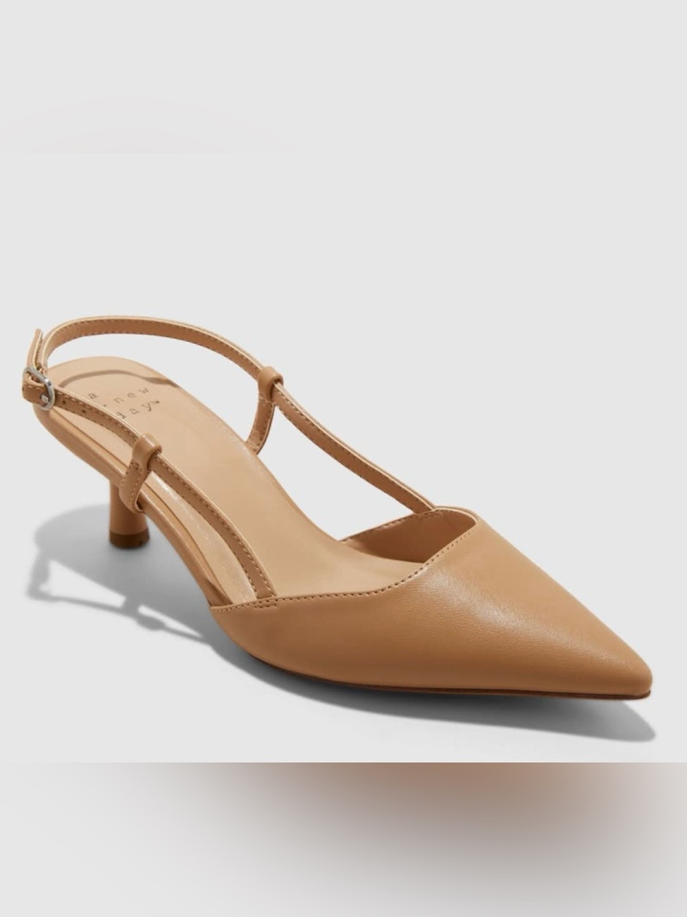 a new day Pointed Slingback Kitten Heels
